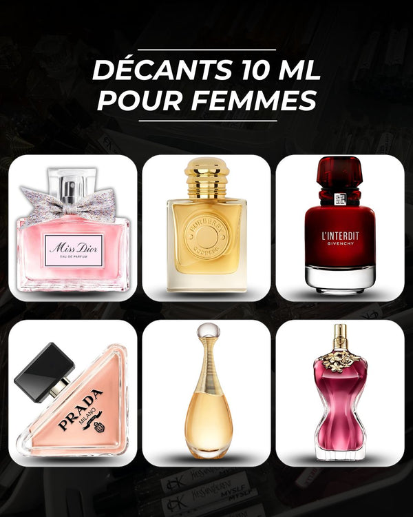 Décants 10 ml - Femmes