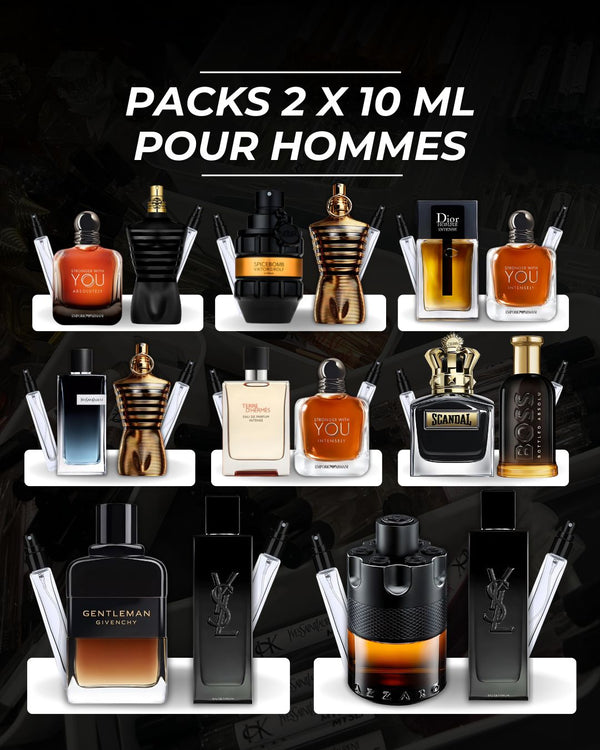 Packs Hommes – 2 x 10 ml