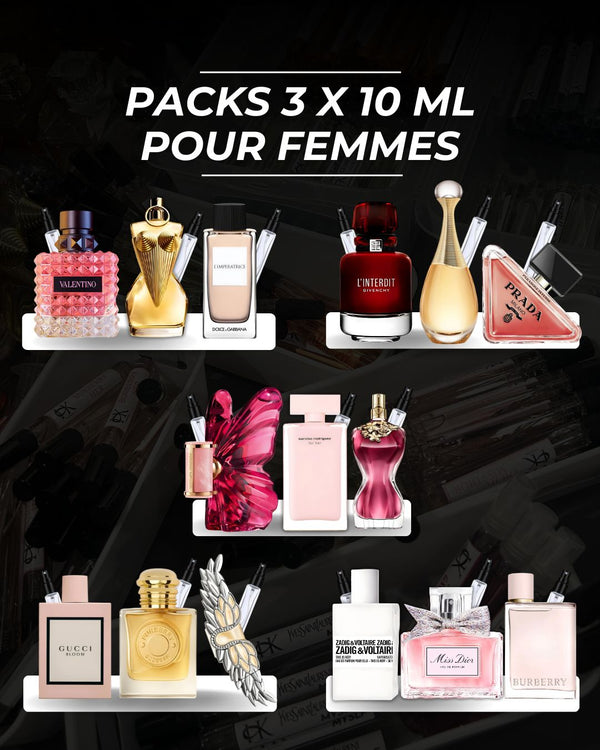 Packs Femme - 3 x 10 ml