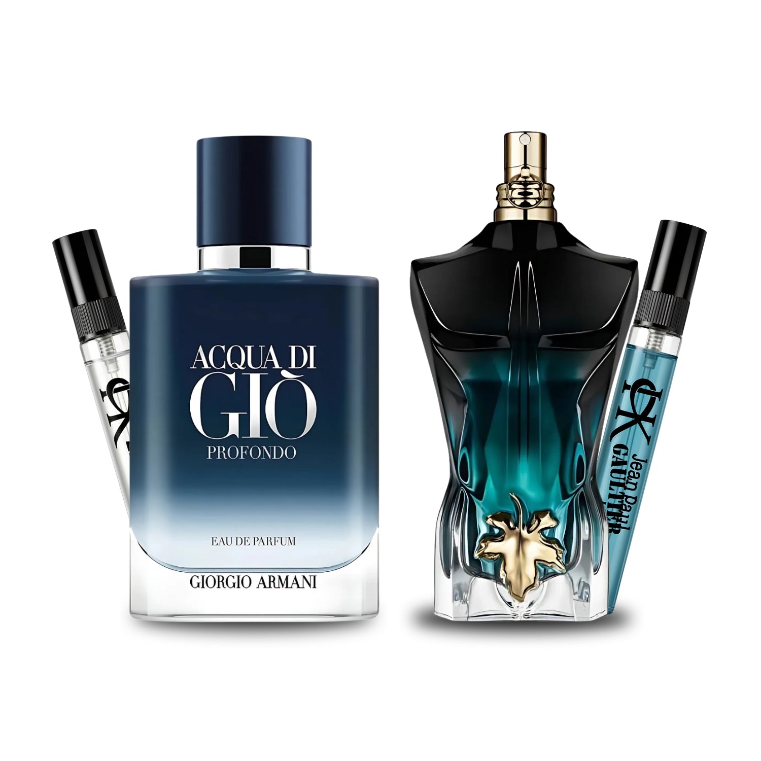 Pack 2 × 10 ml (Acqua di Giò Profondo + Le Beau Le Parfum)