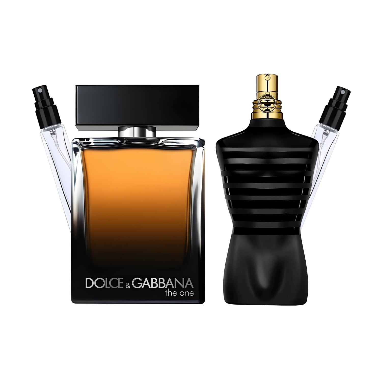 Pack 2 × 10 ml (Dolce & Gabbana The One + Le Male Le Parfum)