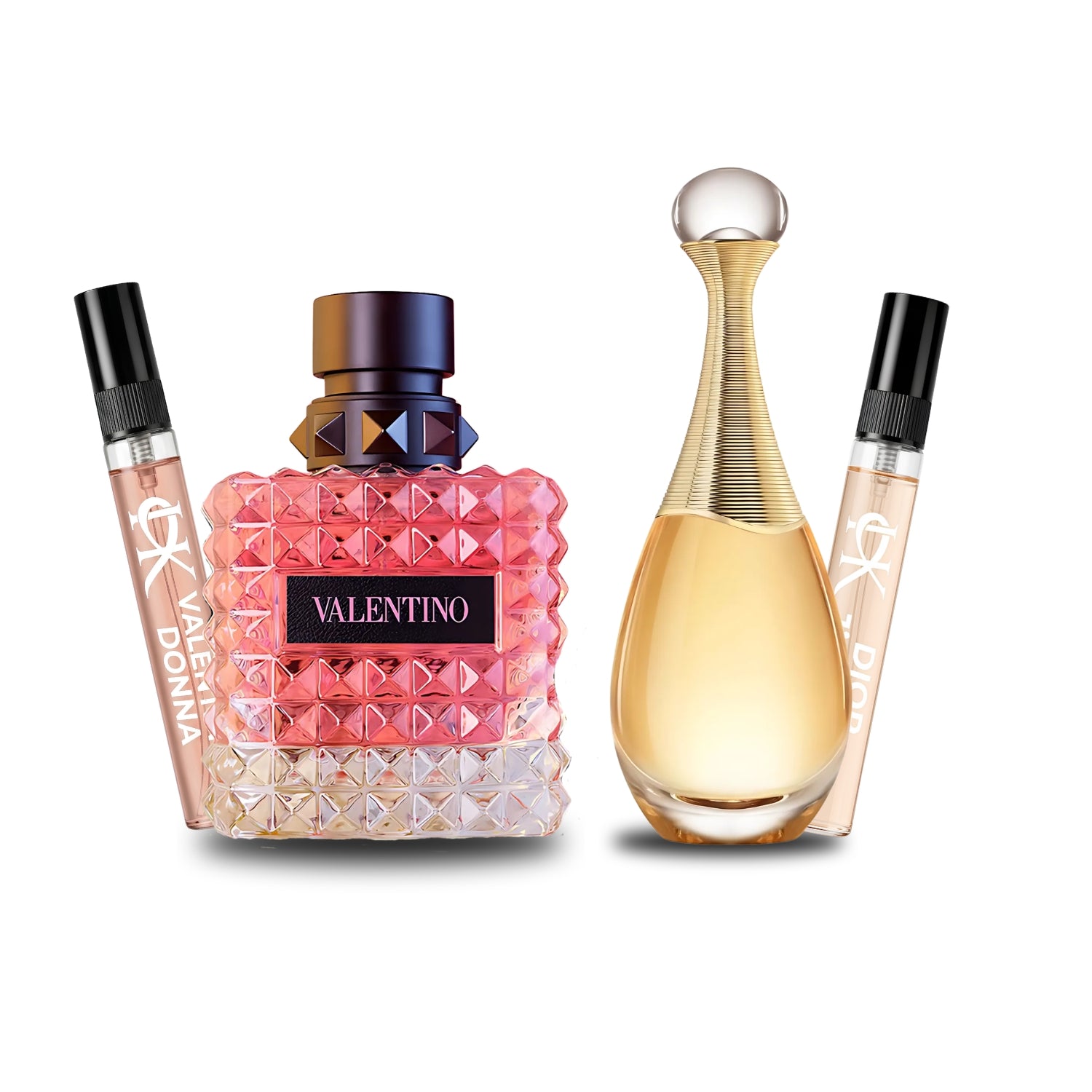 Pack 2 × 10 ml (Donna Eau de Parfum + J'adore Eau de Parfum)