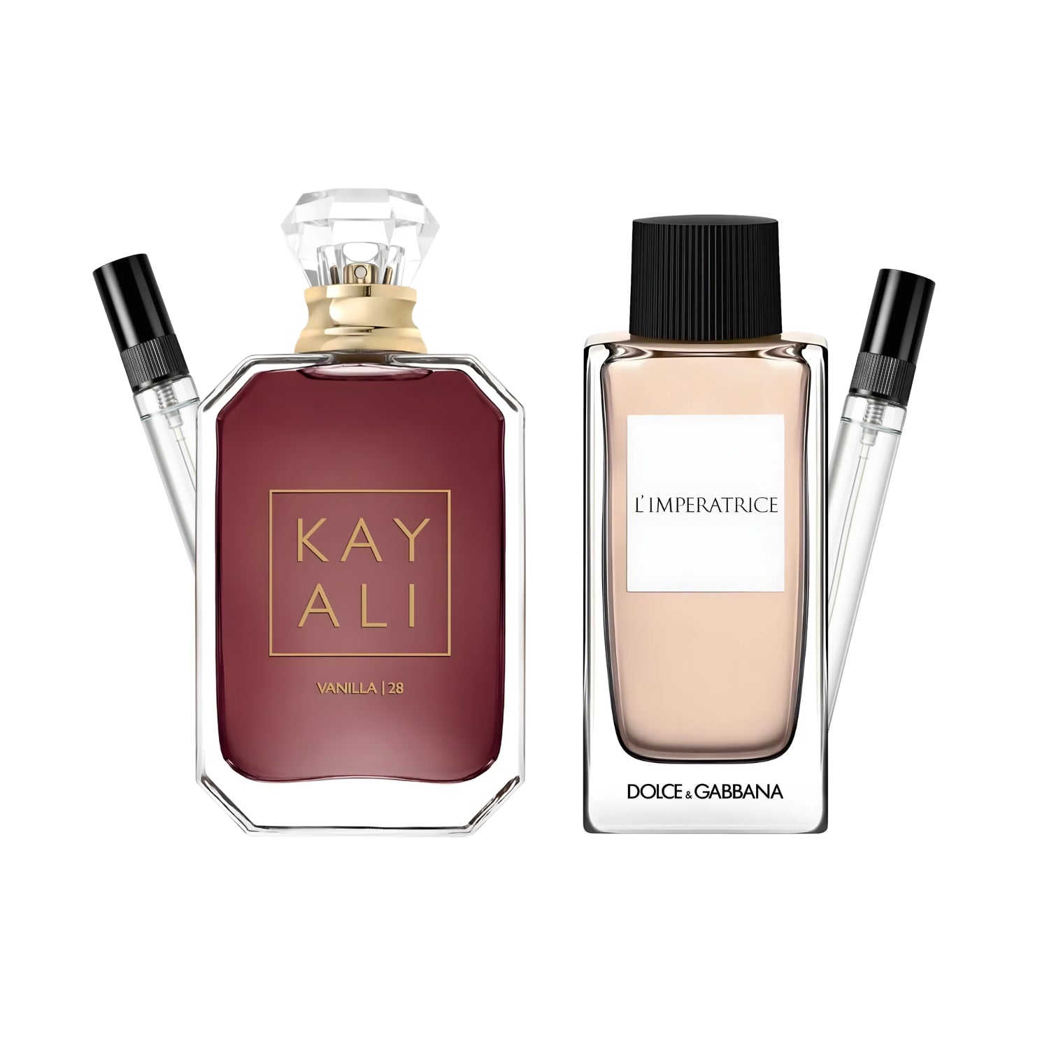 Pack 2 × 10 ml (Kayali Vanilla 28 + L’Imperatrice)