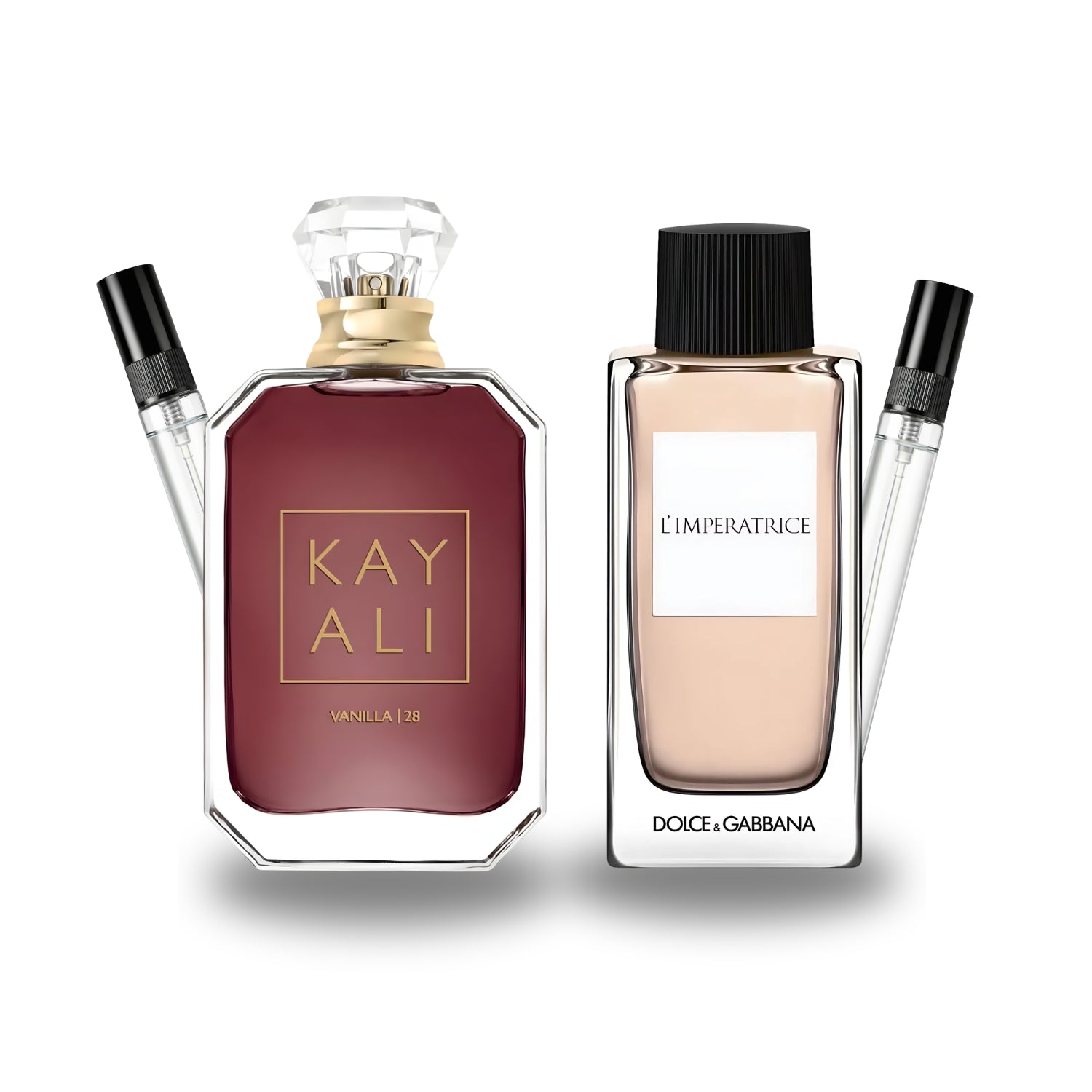 Pack 2 × 10 ml (Kayali Vanilla 28 + L’Imperatrice)