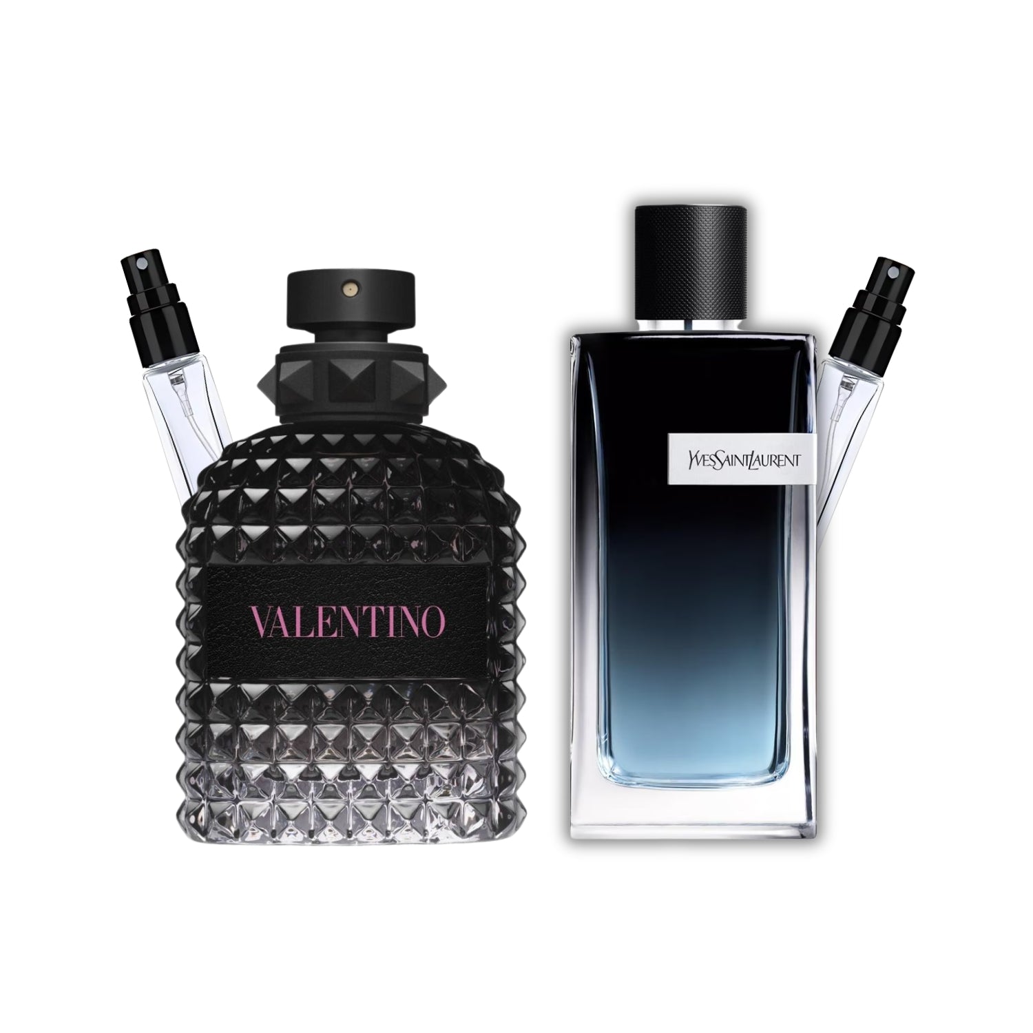 Pack 2 × 10 ml (Valentino Born in Roma + YSL Y EDP)