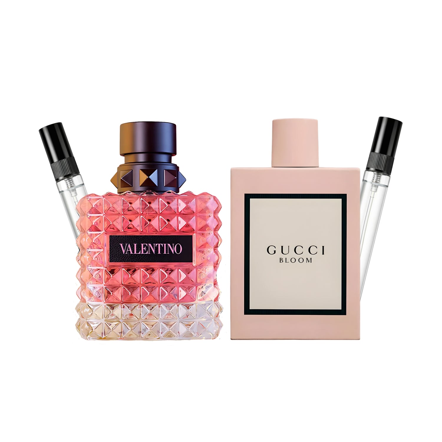 Pack 2 × 10 ml (Valentino Donna + Gucci Bloom EDP)