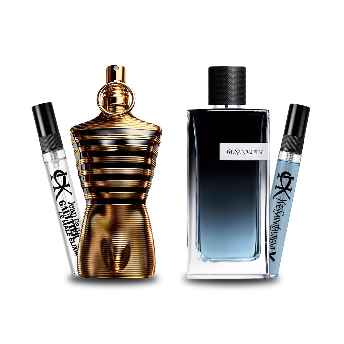 Pack 2 × 10 ml (Y Eau de Parfum + Le Male Elixir)