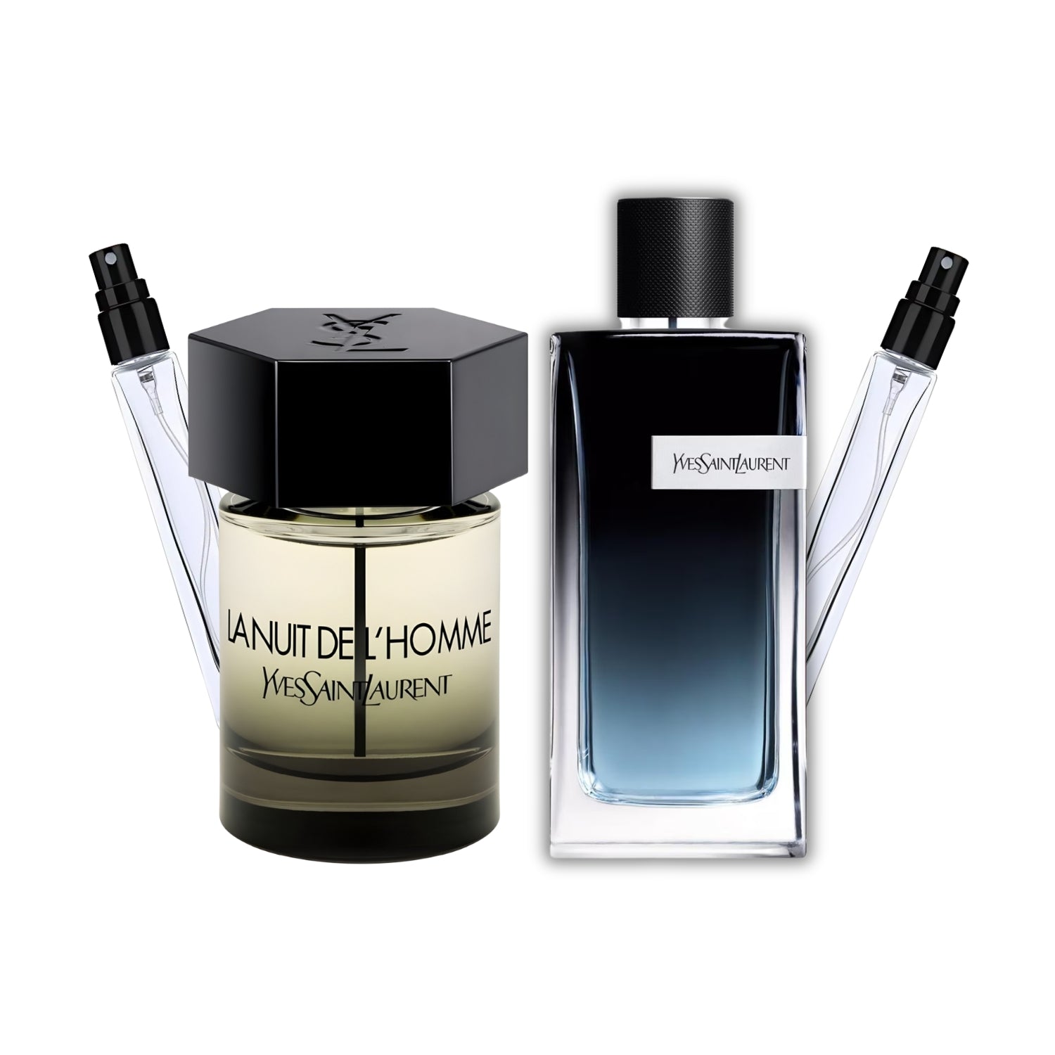 Pack 2 × 10 ml (YSL Y EDP + La Nuit de l’Homme)