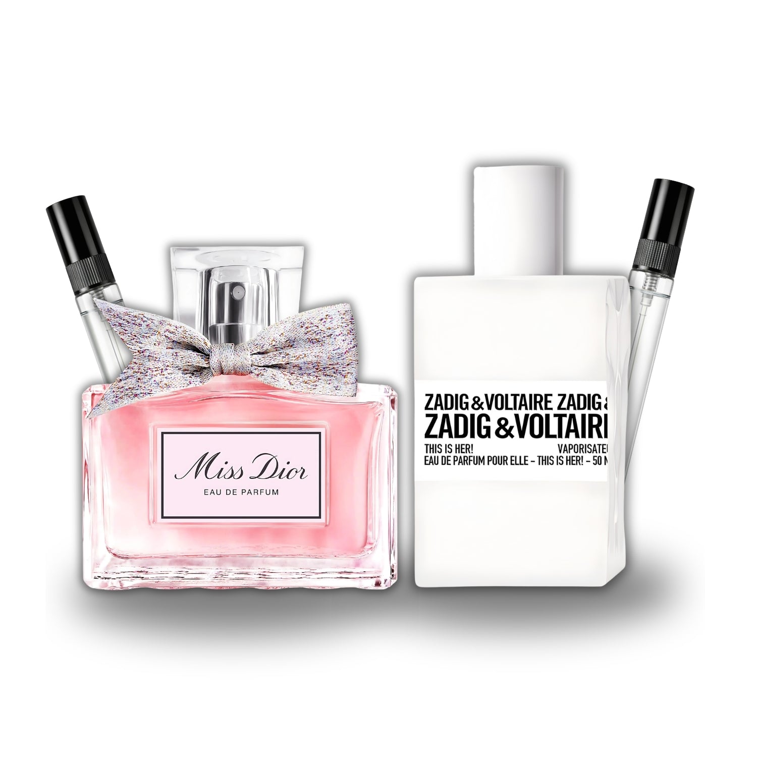 Pack 2 × 10 ml (Zadig & Voltaire This Is Her + Miss Dior EDP)