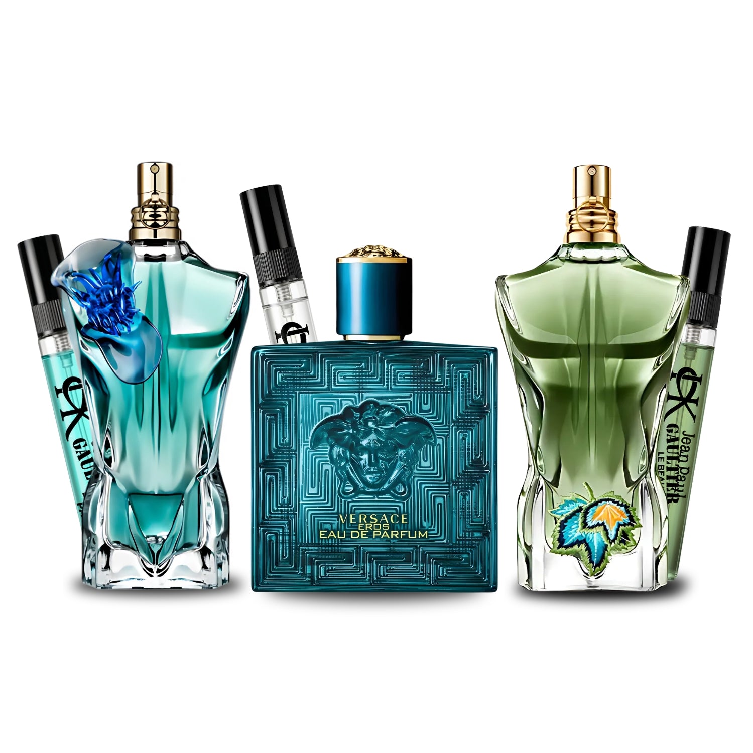 Pack 3 × 10 ml (Le Beau Flower Edition + Eros Eau de Parfum + Le Beau Paradise Garden)