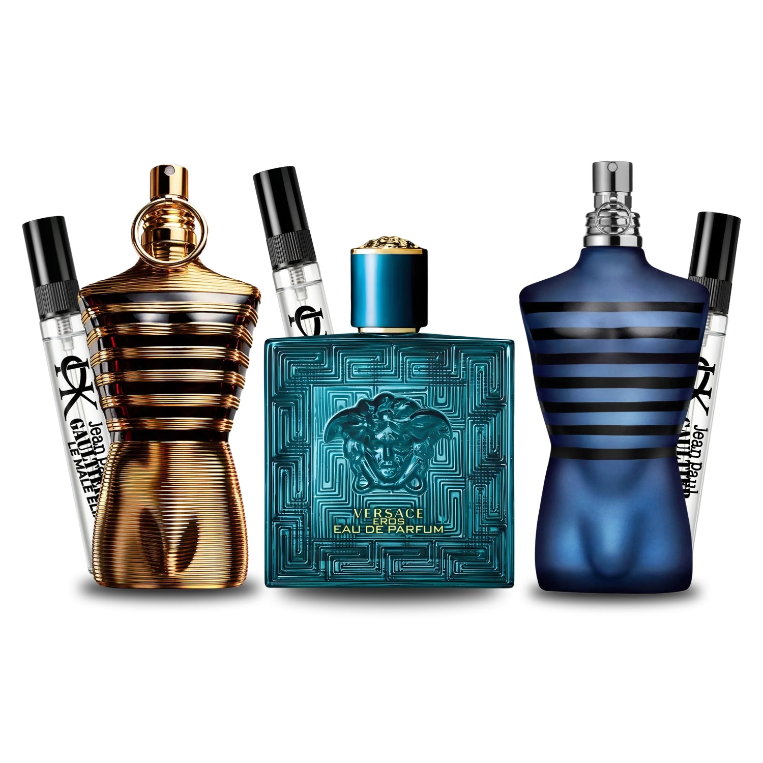 Pack 3 × 10 ml (Le Male Elixir + Eros Eau de Parfum + Ultra Male)