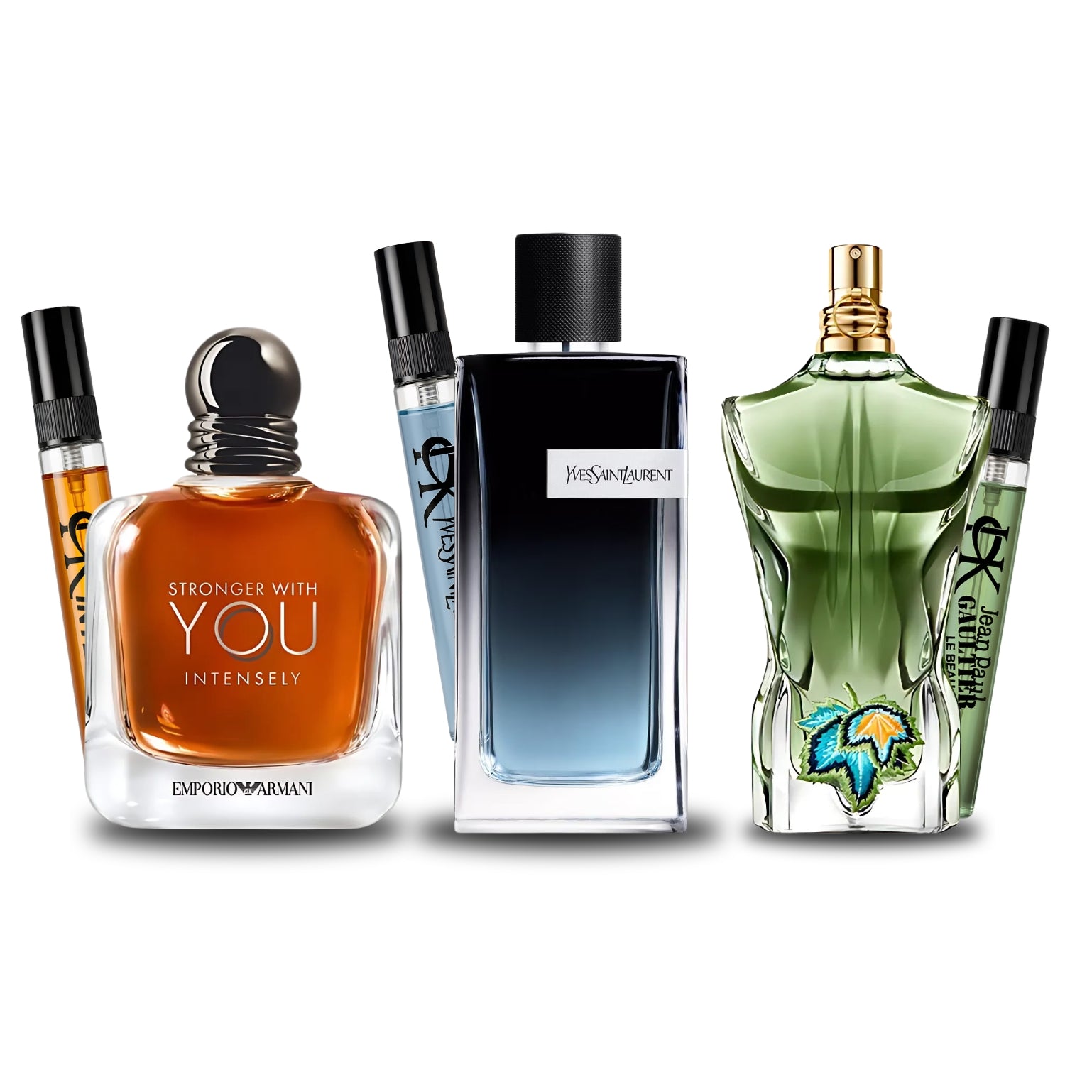 Pack 3 × 10 ml (Stronger With You Intensely + Y Eau de Parfum + Le Beau Paradise Garden)